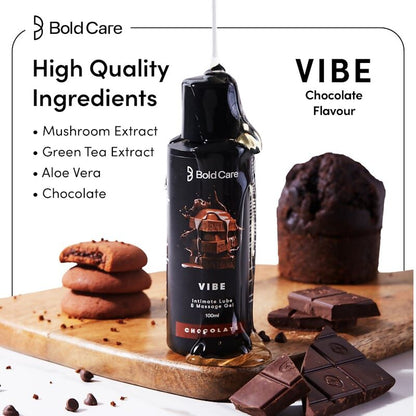Bold Care Vibe Chocolate Flavor Massage Gel