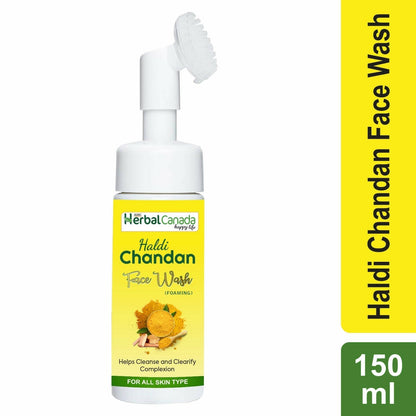 Herbal Canada Haldi Chandan Foaming Face Wash