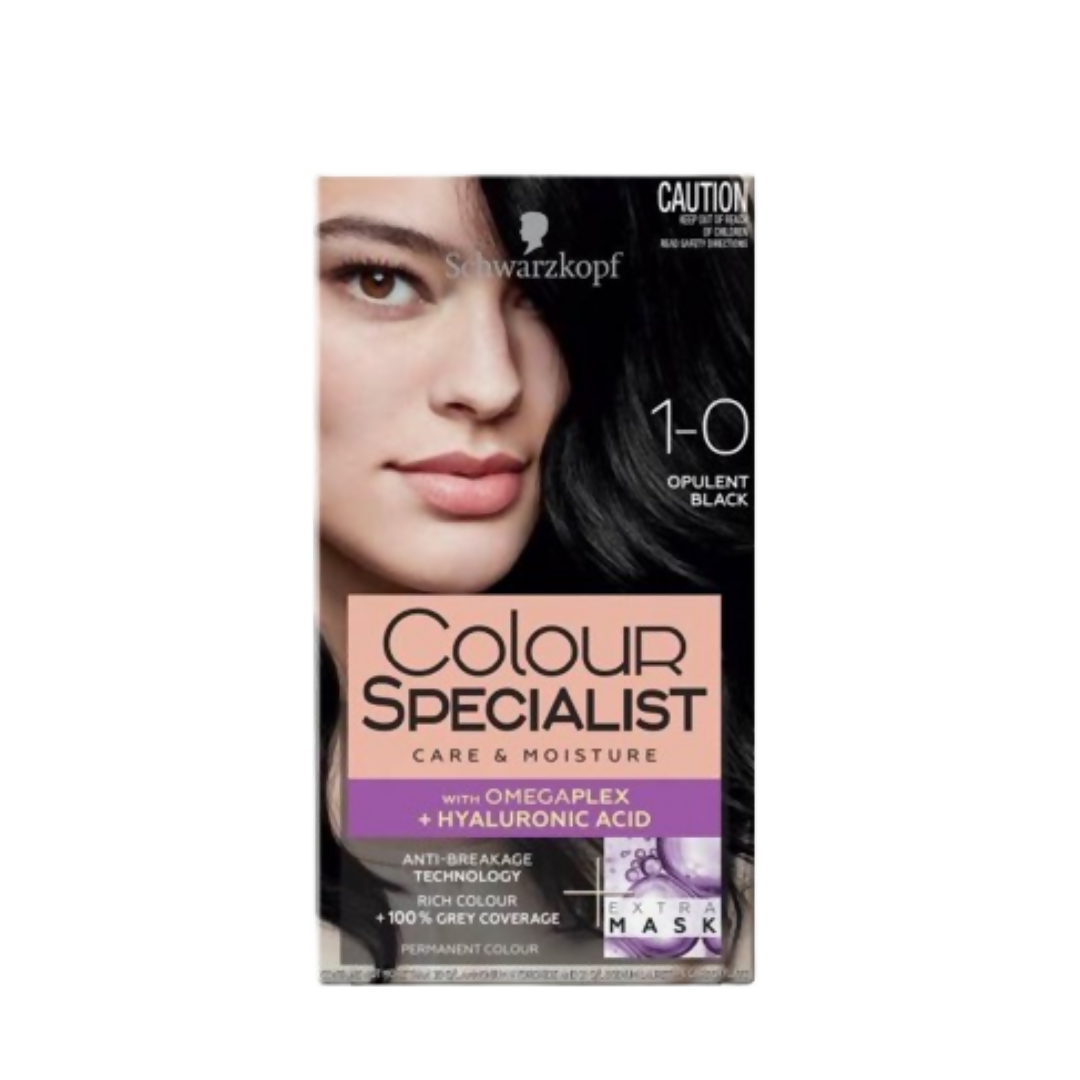 Schwarzkopf Colour Specialist Permanent Hair Colour - 1.0 Opulent Black