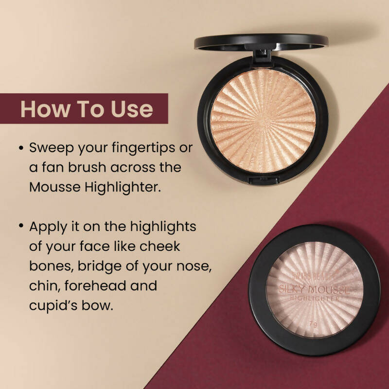 Swiss Beauty Silky Mousse Highlighter With Shimmery Finish - 01 Tiramisu