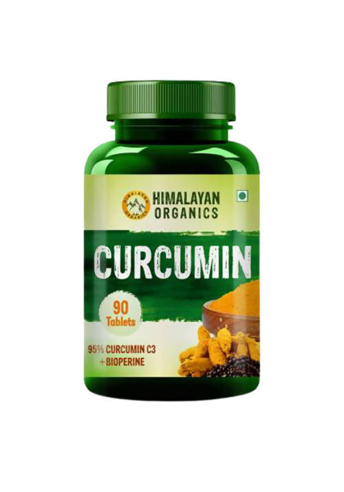 Himalayan Organics Curcumin 95% Curcumin C3 + Bioperine: 90 Tablets