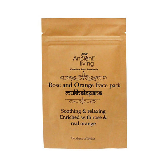 Ancient Living Rose And Orange Face Pack - BUDNE