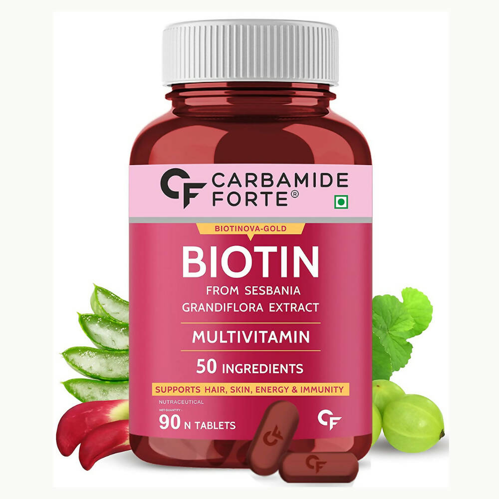 Carbamide Forte Biotin Tablets with 50 Multivitamin Ingredients for Women & Men -  usa australia canada 