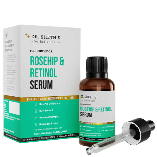 Dr. Sheth's Rosehip & Retinol Face Serum - BUDNE