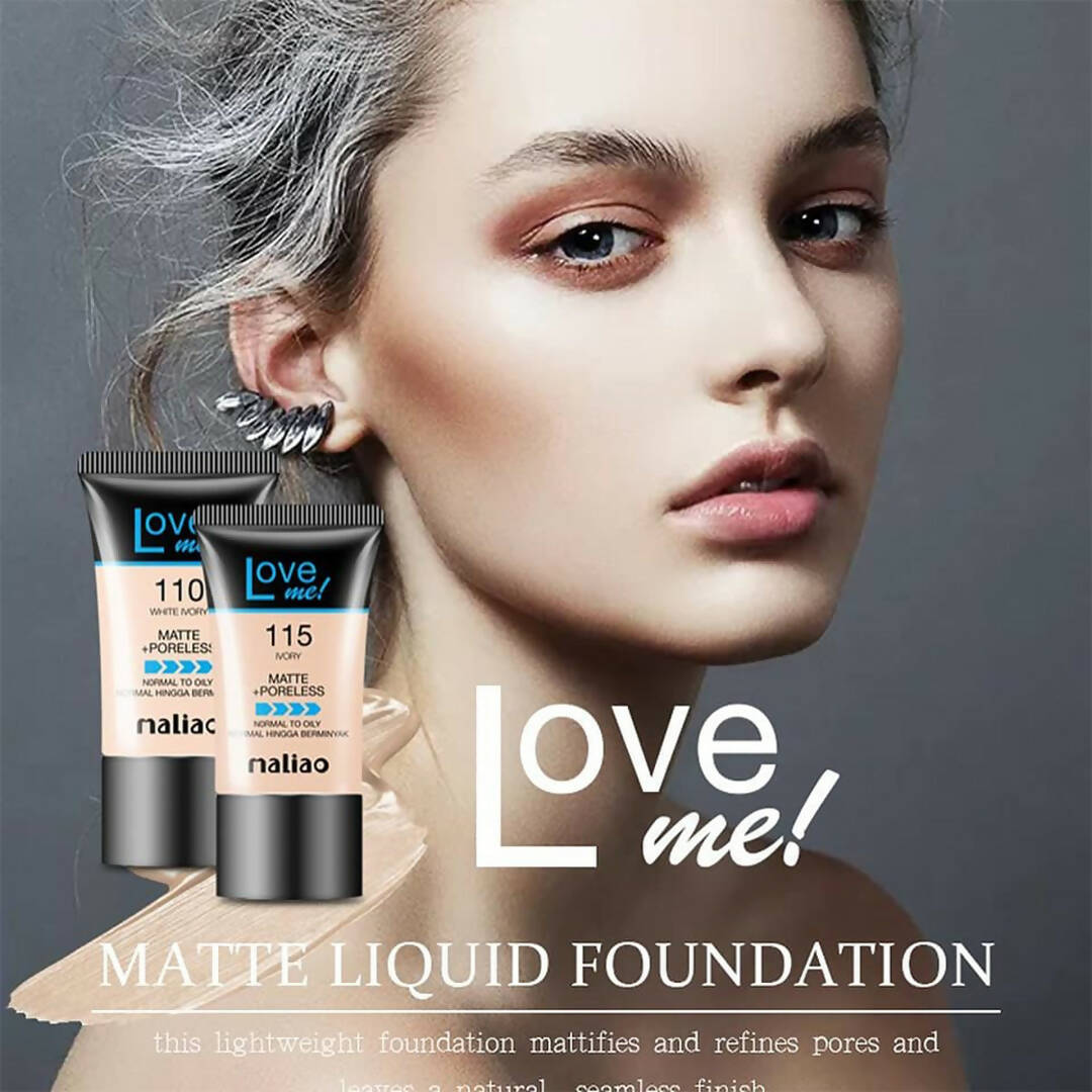 Maliao Professional Matte Look Love Me Liquid Foundation