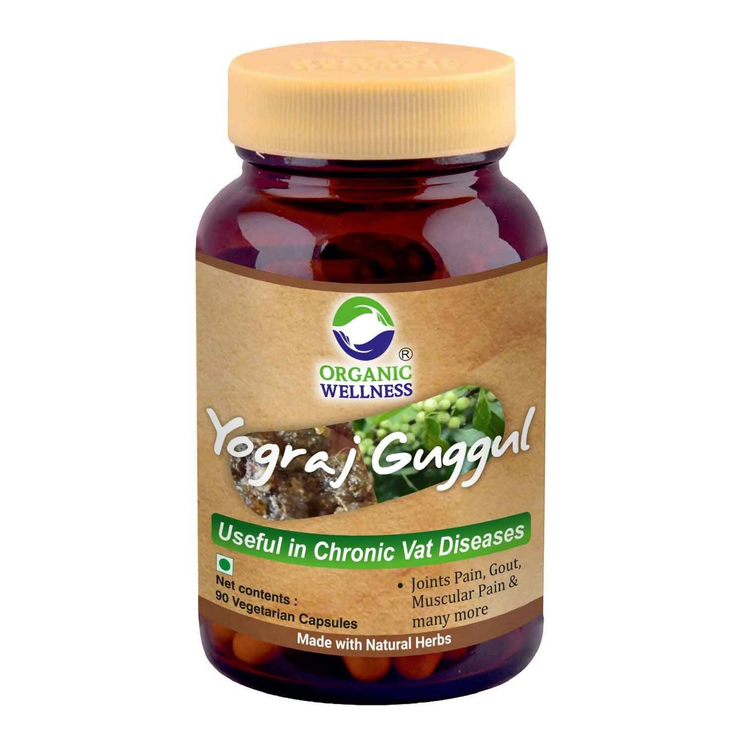 Organic Wellness Yograj Guggul Vegetarian Capsules - BUDEN