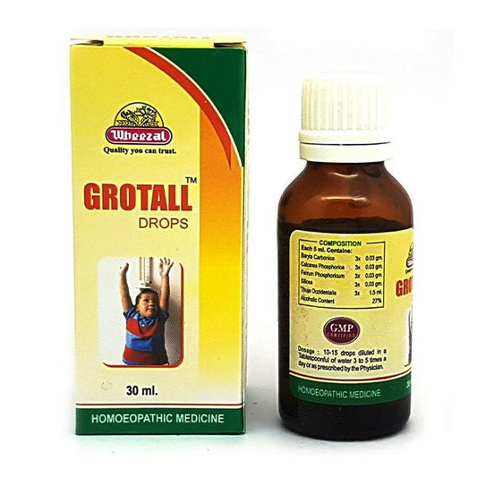 Wheezal Homeopathy Grotall Drops - BUDEN