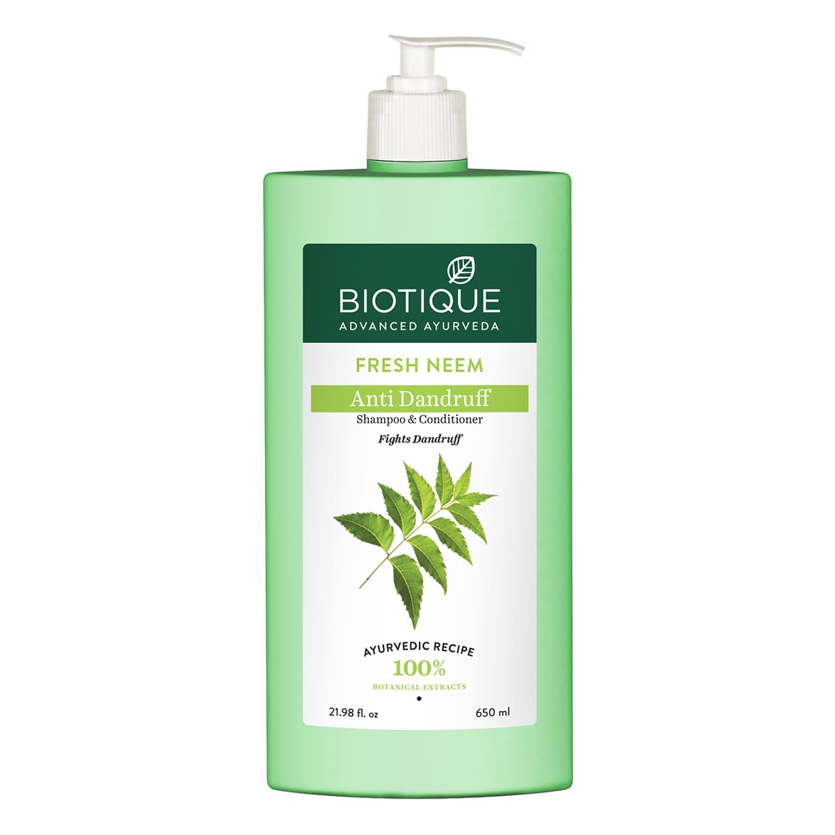 Biotique Bio/Fresh Neem Anti Dandruff Shampoo & Conditioner - Buy in USA AUSTRALIA CANADA