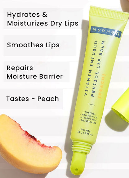 Hyphen By Kriti Sanon Vitamin Infused Peptide Lip Balm - Vanilla, for Dry & Chapped Lips, Hydrating & Moisturizing Balm