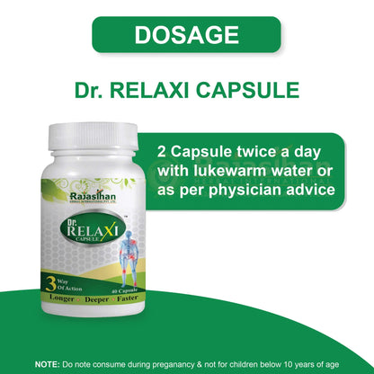 Dr Relaxi Herbal Capsules for Joints Pain and Arthritis