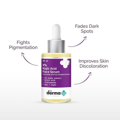 The Derma Co 10% Cica-Glow Face Serum for Glowing Skin