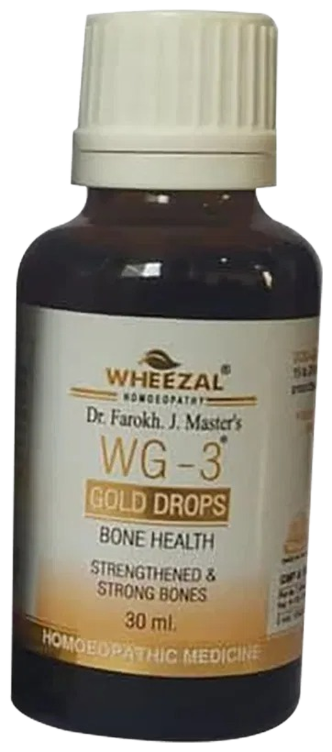Wheezal Homeopathy WG-3 Gold Drops