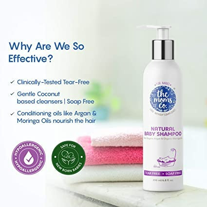 The Moms Co Natural Baby Shampoo