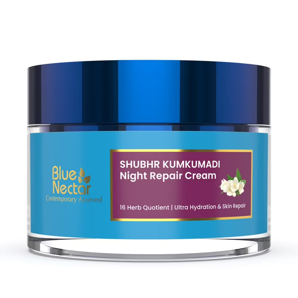 Blue Nectar Shubhr Night Jasmine & Pachouli Hydrating Nourishing Repair Cream for Women