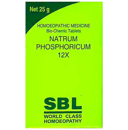 SBL Homeopathy Natrum Phosphoricum Biochemic Tablets - BUDEN