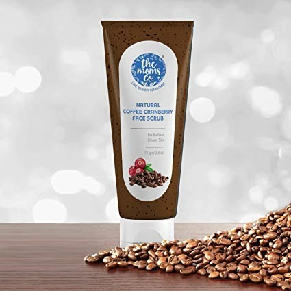 The Moms Co Natural Cranberry Coffee Face Scrub