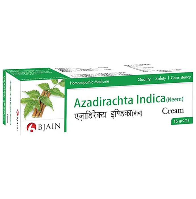 Bjain Homeopathy Azadirachta Indica (Neem) Cream - usa canada australia
