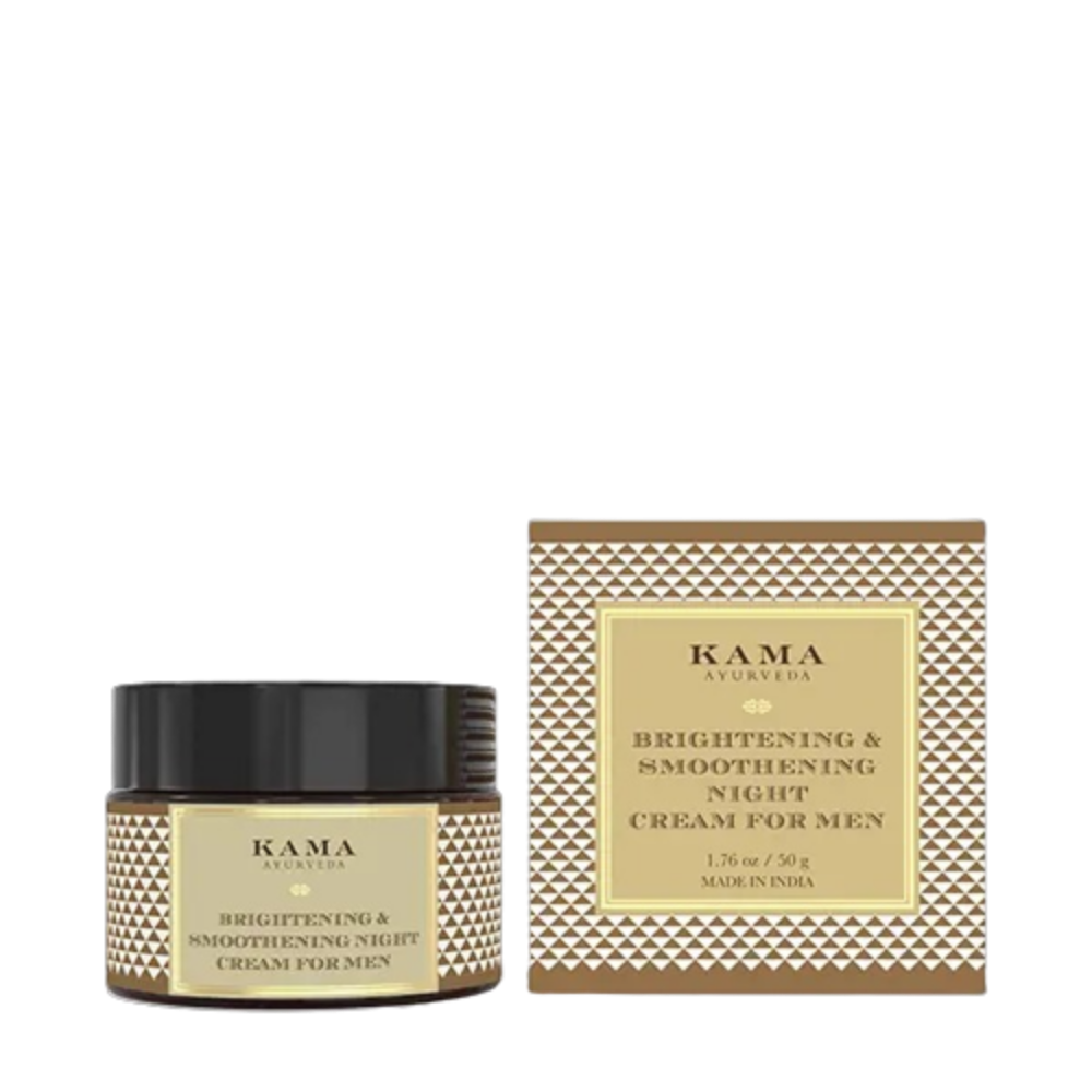 Kama Ayurveda Skin Brightening Night Cream For Men - BUDNE