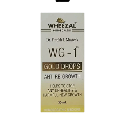 Wheezal Homeopathy WG-1 Gold Drops - BUDEN