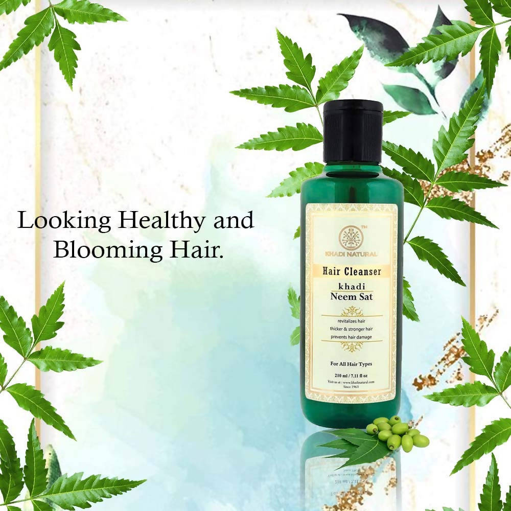 Khadi Natural Hair Cleanser Khadi Neem Sat