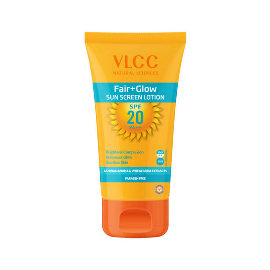 VLCC Fair+Glow Sun Screen Lotion SPF 20 PA++ - BUDEN