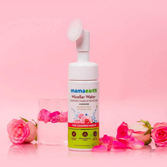 Mamaearth Micellar Water Foaming Makeup Remover For Cleaning Makeup