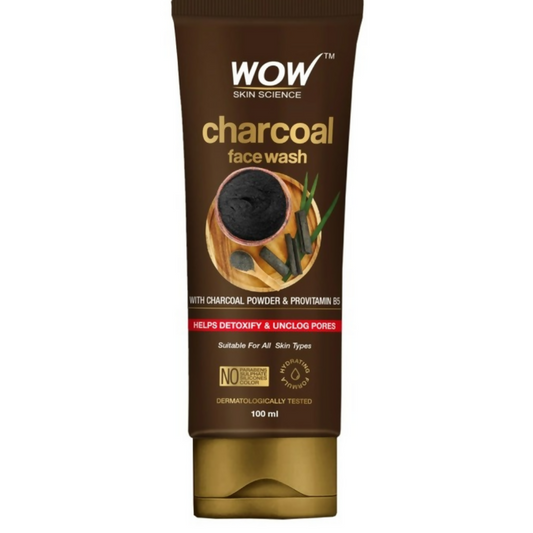 Wow Skin Science Anti-Pollution Charcoal Face Wash - BUDNEN