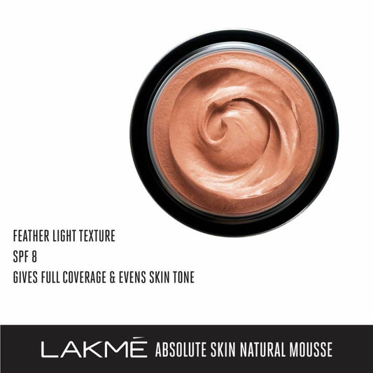 Lakme Absolute Mattreal Skin Natural Mousse - Golden Medium