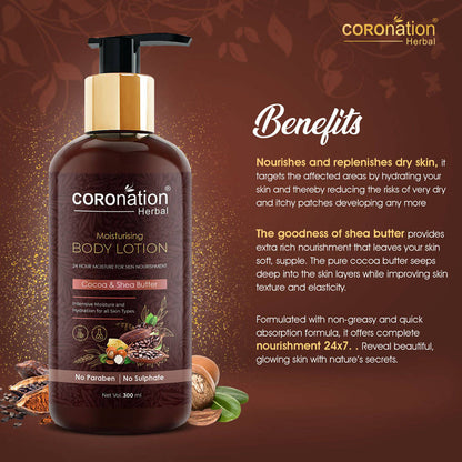 Coronation Herbal Cocoa and Shea Butter Body Lotion