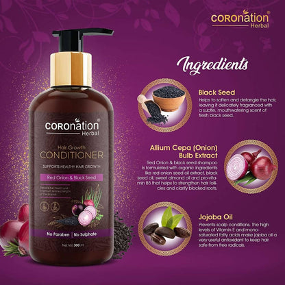 Coronation Herbal Red Onion & Black Seed Hair Conditioner