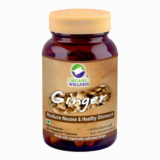 Organic Wellness Ginger Vegetarian Capsules - BUDEN