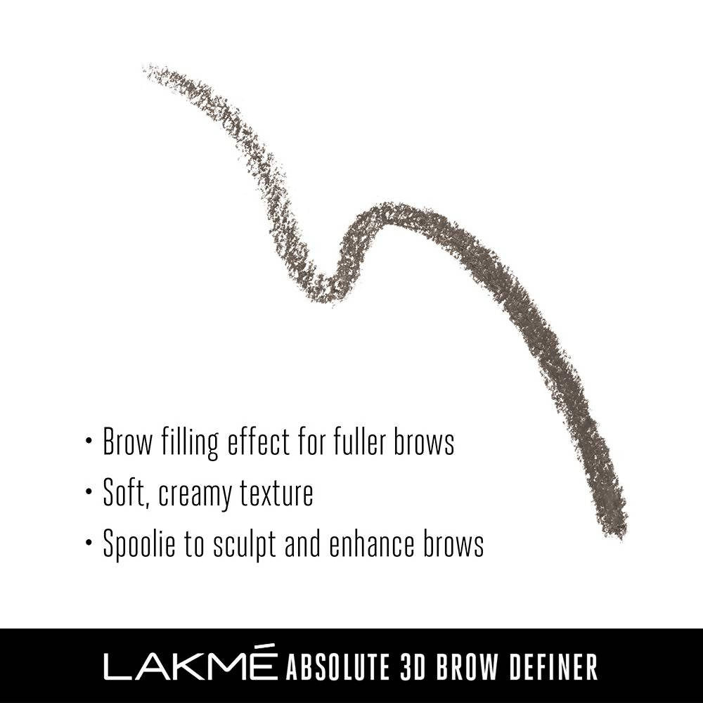 Lakme Absolute 3D Eye Brow Definer-Espresso