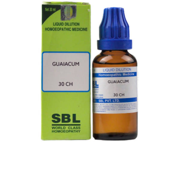 SBL Homeopathy Guaiacum Dilution 30 CH