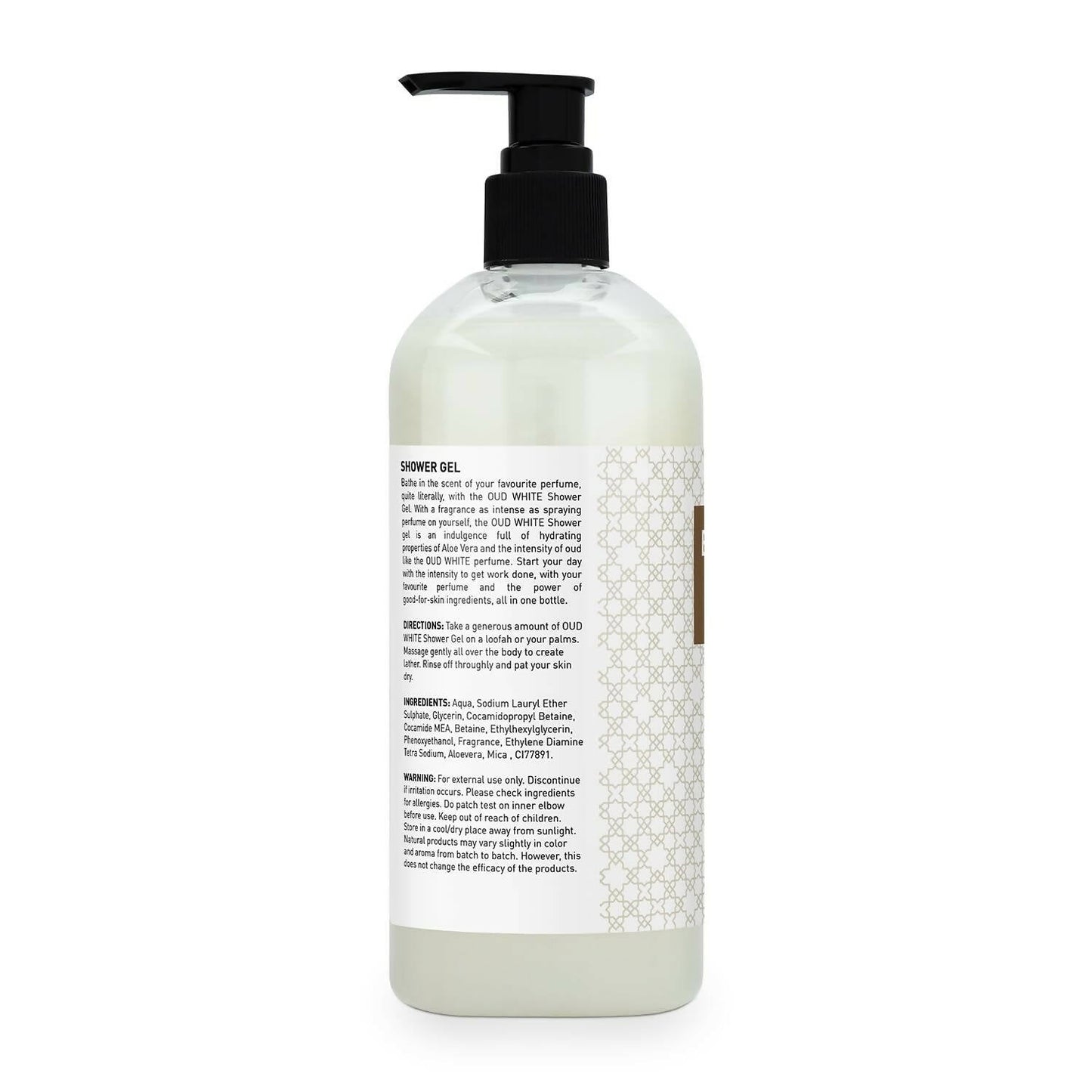 Bella Vita Luxury OUD WHITE Body Wash Refreshing Shower Gel