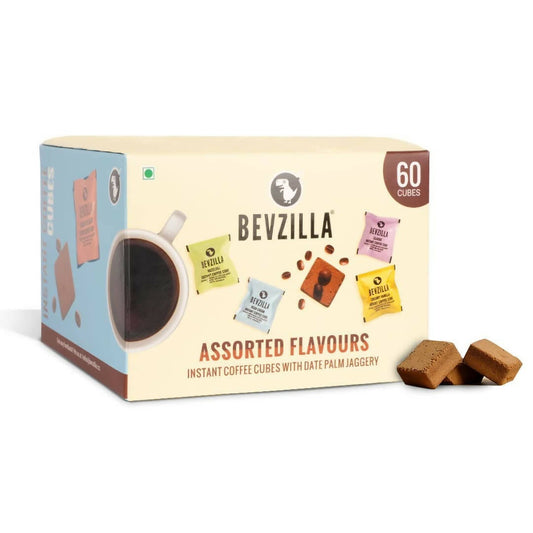 Bevzilla Instant Coffee Cubes Pack with Organic Date Palm Jaggery - BUDNE