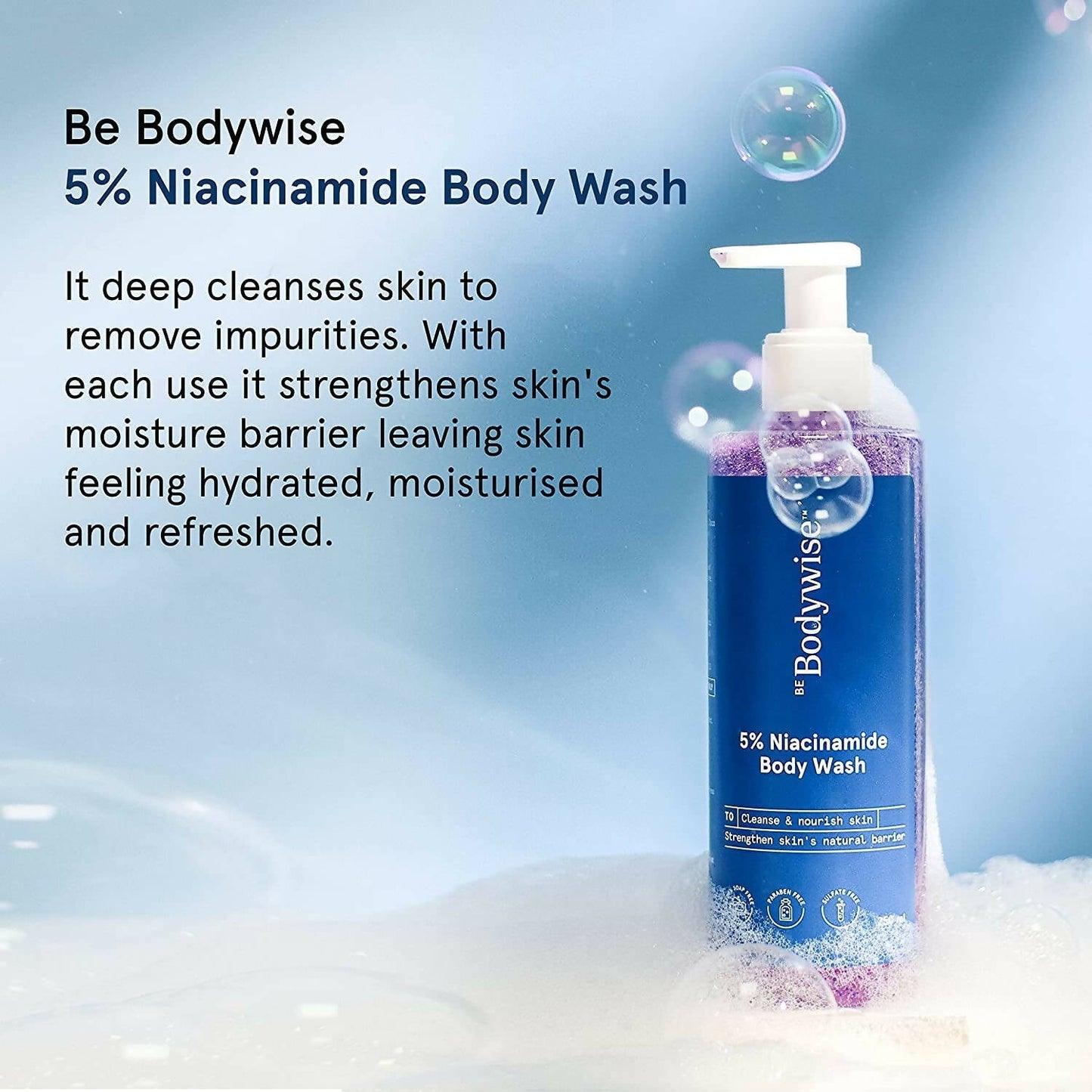 BeBodywise 5% Niacinamide Body Wash