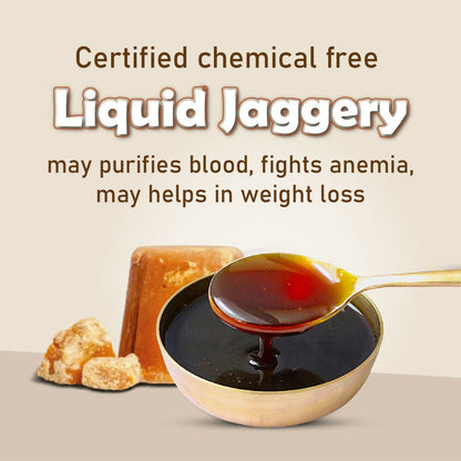 Naivedyam Chemical Free Liquid Jaggery - Jar