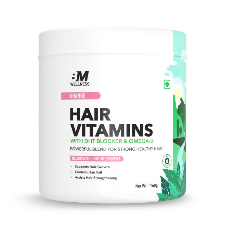 BM Wellness Hair Vitamins - Orange -  usa australia canada 