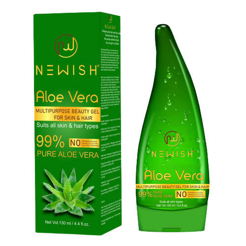 Newish Pure Aloe Vera Gel For Skin & Hair - BUDNE
