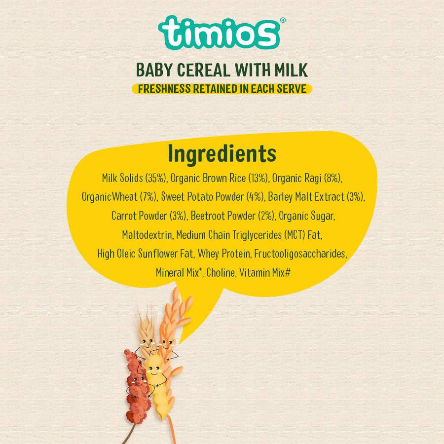 Timios Organic Multigrain Veg Baby Cereal