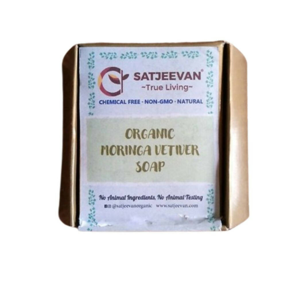Satjeevan Organic Moringa Vetiver Soap