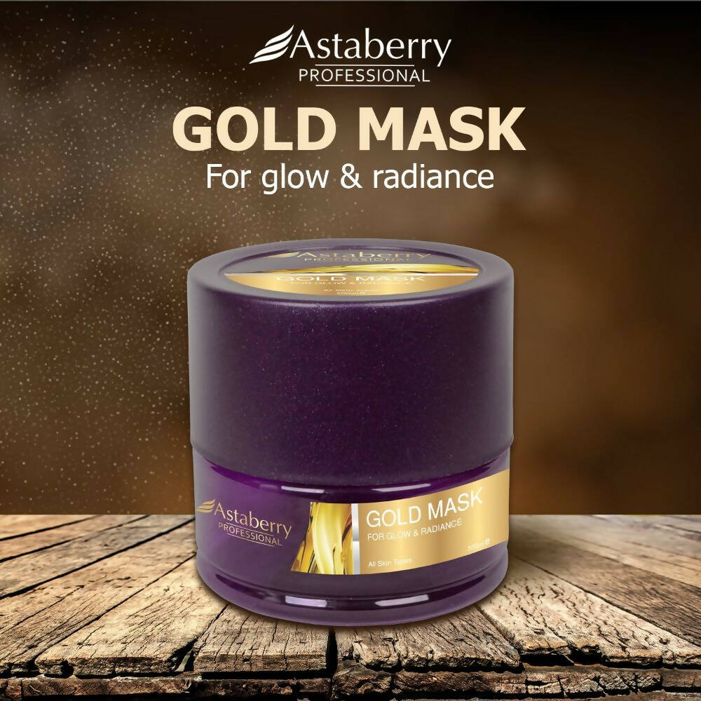 Astaberry Professional Gold Face Mask