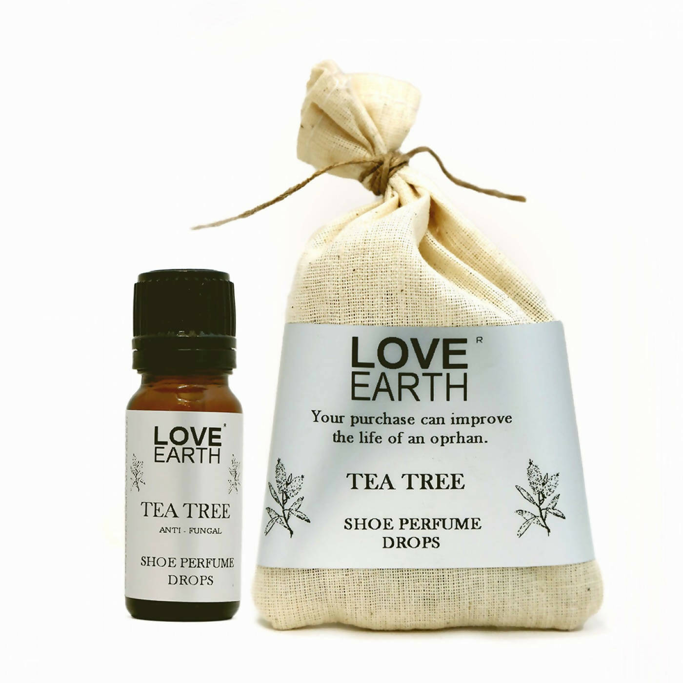Love Earth Tea Tree Anti- Fungal Shoe Perfume Drops - BUDEN