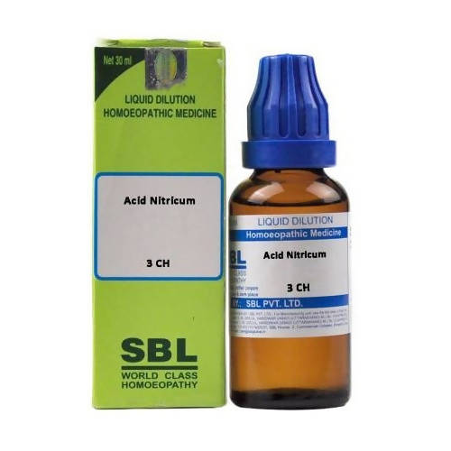 SBL Homeopathy Acid Nitricum Dilution 3 CH (30 ml)