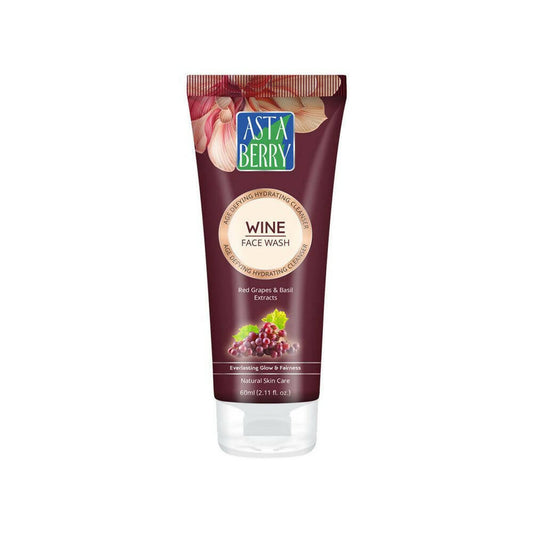 Astaberry Wine Face Wash for Age Defying Hydrating Cleanser - BUDNE