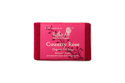 Rustic Art Country Rose Organic Oil Soap