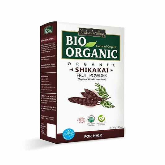 Indus Valley Bio Organic Shikakai Fruit Powder -  buy in usa canada australia