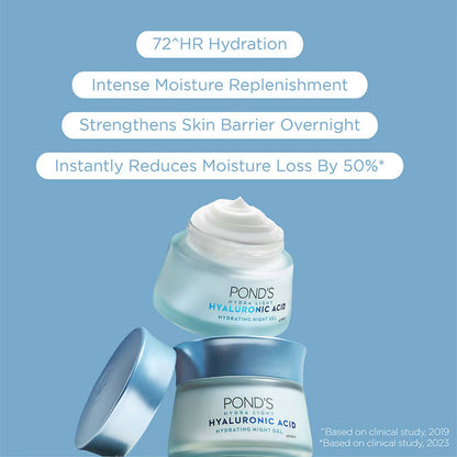 Ponds Hydra Light Hyaluronic Acid Hydrating Night Gel