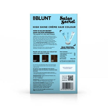 BBlunt Salon Secret High Shine Creme Hair Colour - Honey Light Golden Brown 5.32