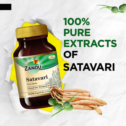 Zandu Satavari Pure Herbs Capsules